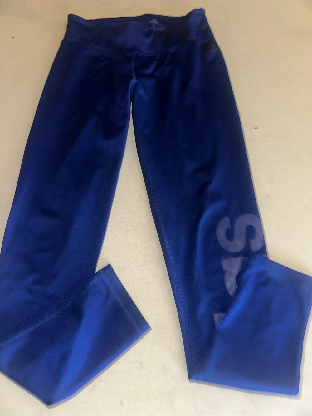 Womens Size S Adidas Athletic Leggings - Blue